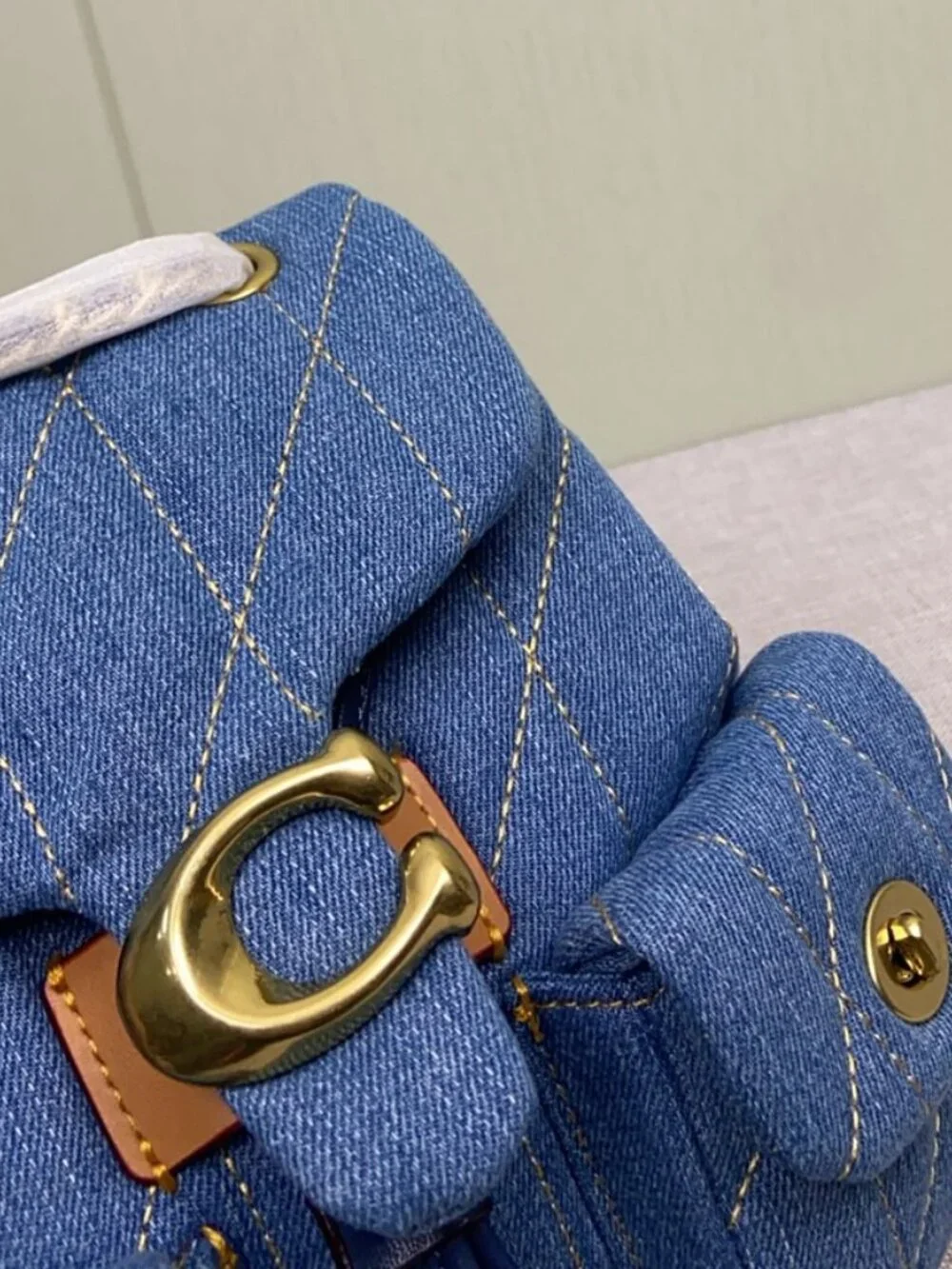 Coach denim antique